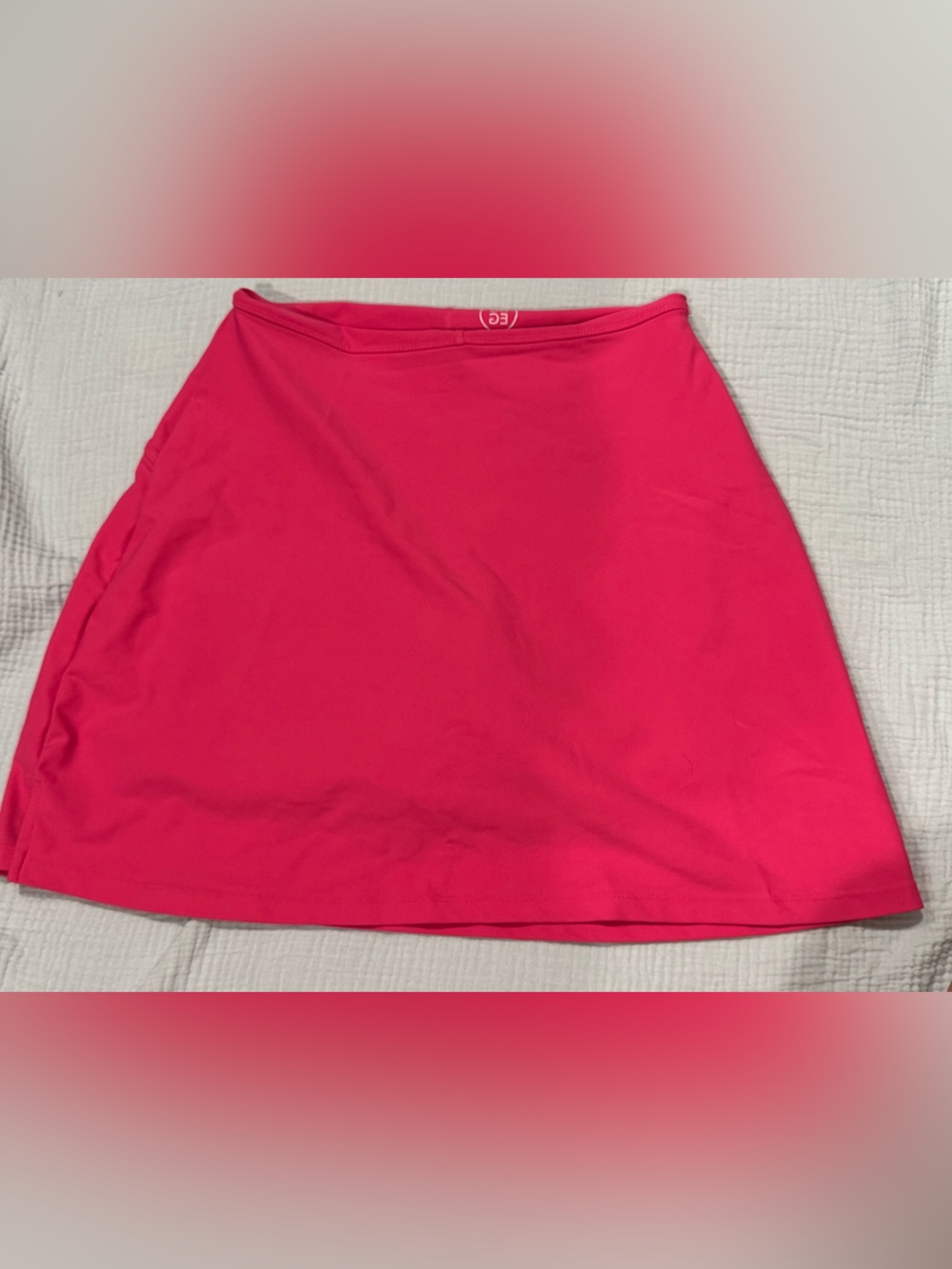 Bright Pink A-Line Mini Skirt